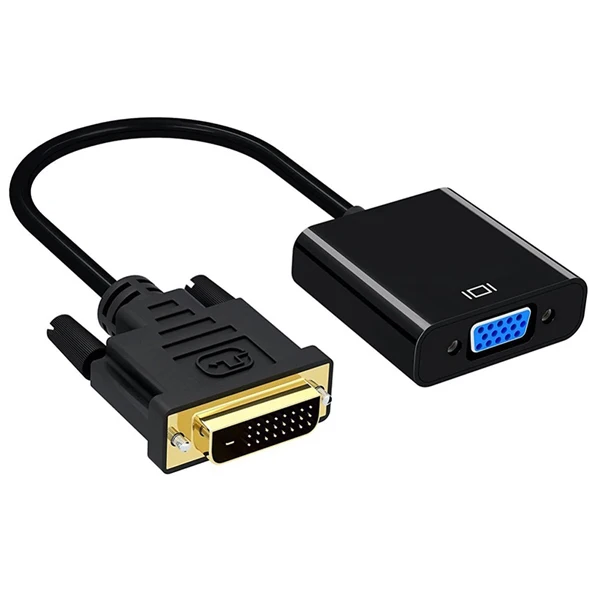 DVI-D 24 + 1 MALE TO VGA FEMALE CONVERTER ADAPTER CABLE