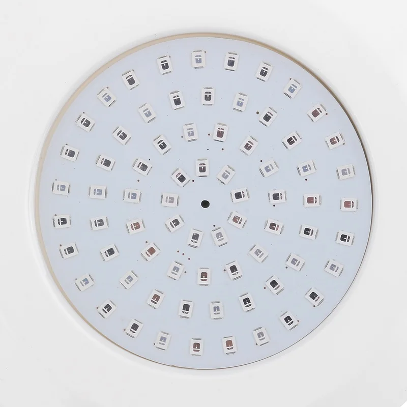 DC 12V 72 ไฟ LED RGB สีขาวอุ่นสีขาวกันน้ำ IP68 RGB Submersible Light Night โคมไฟกลางแจ้ง