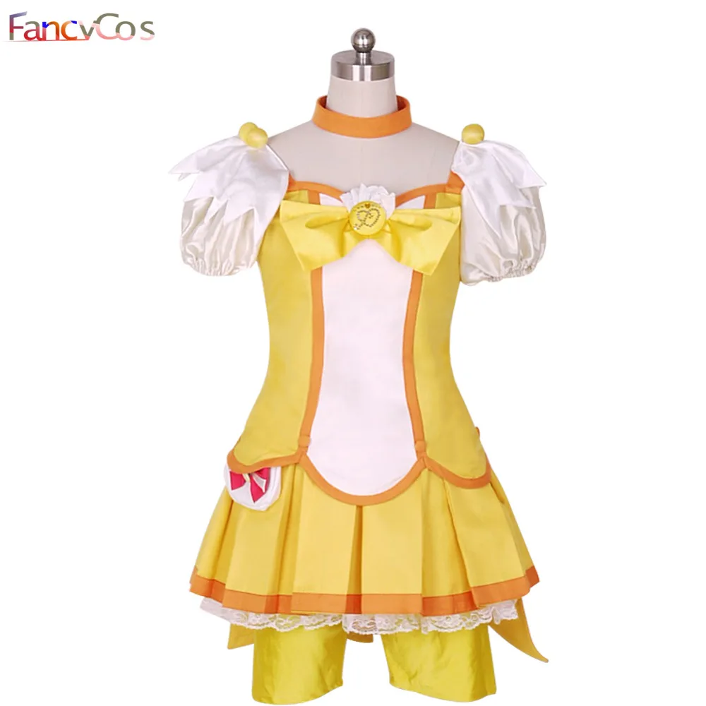 Halloween Smile PreCure! Glitter Force Kise Yayoi Glitter Peace Cure Peace Dress Cosplay Costume Halloween Costumes for Girls