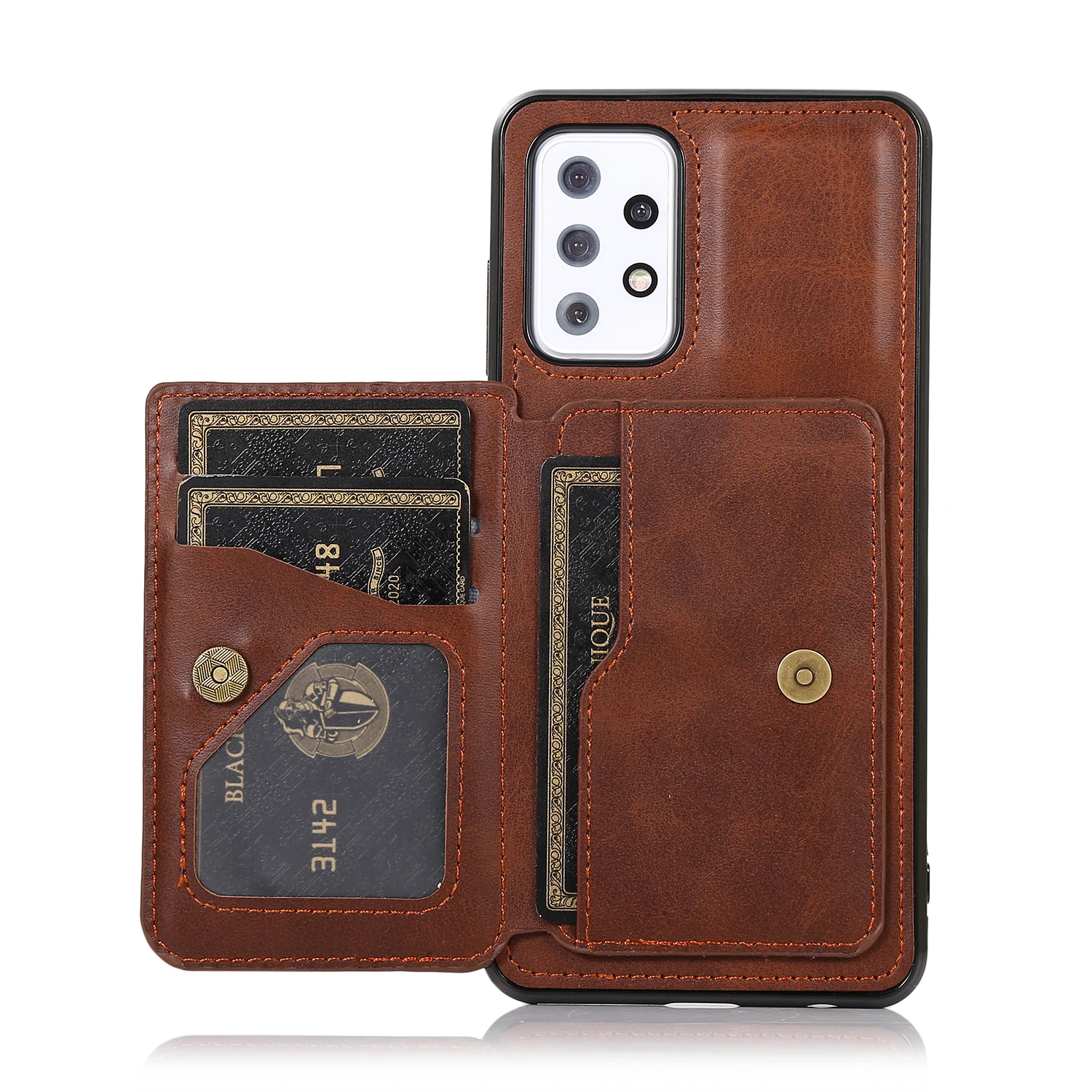 Car Magnet Wallet Leather Case For Samsung Galaxy S20 S21 S22 S23 Plus Ultra A32 A52 A12 A22 A42 A72 A82 A13 A33 A53 Stand Cover