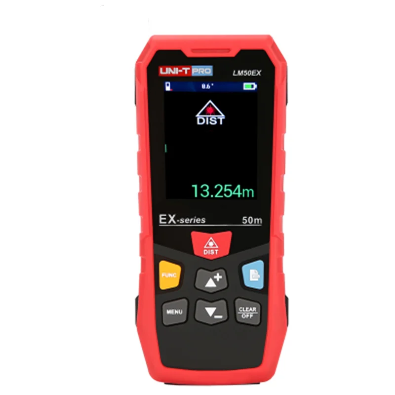 

UNI-T LM50EX Laser Distance Meter 50M Trena a Laser Range Finder Measure Tape Digital Battery Powered