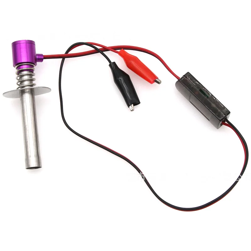 New 6-24V Electronic Glow Plug Starter Igniter Upgraded Part for 1/10 1/8 HSP RC Car