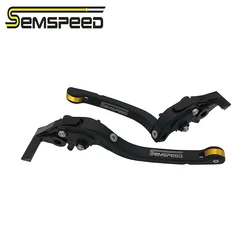 For Yamaha YZF R1 2004 2005 2006 2007 2008 YZF R6 2005-2016 Semspeed Motorcycle Lever Adjustable Folding CNC Brake Clutch Levers