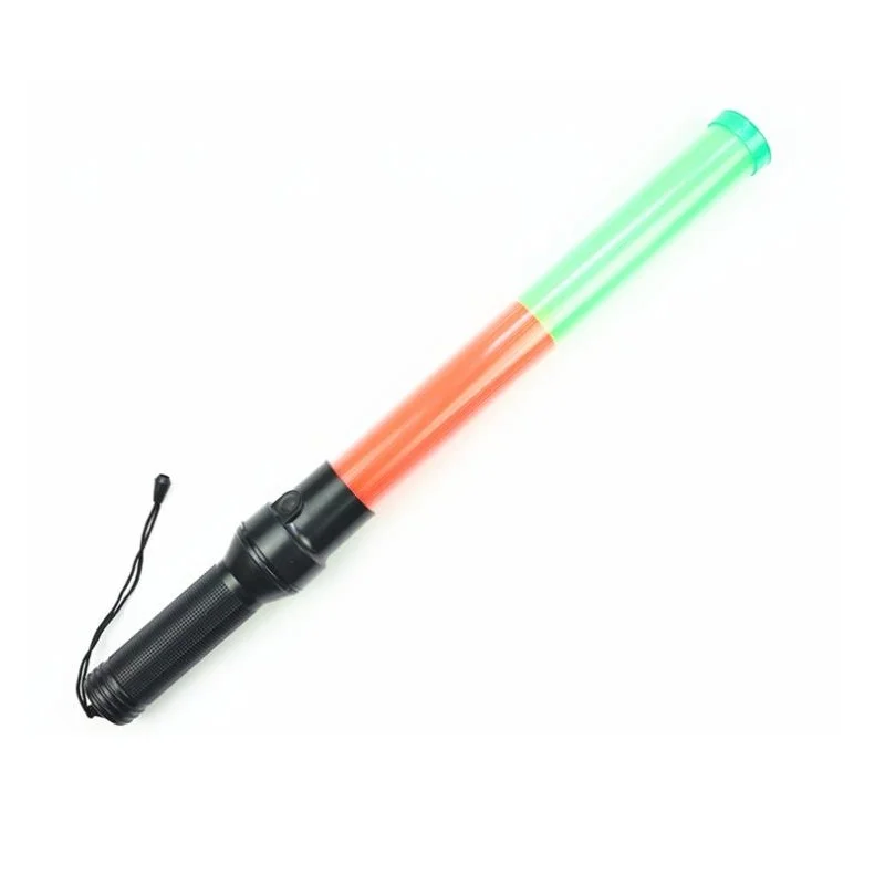 54cm*4cm Recharge Outdoor LED Warning Flashing Red And Green Traffic Baton