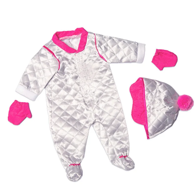 Ropa de invierno para muñeca recién nacida, accesorios de moda para muñeca reborn de 18 pulgadas/43cm, novedad de 2023