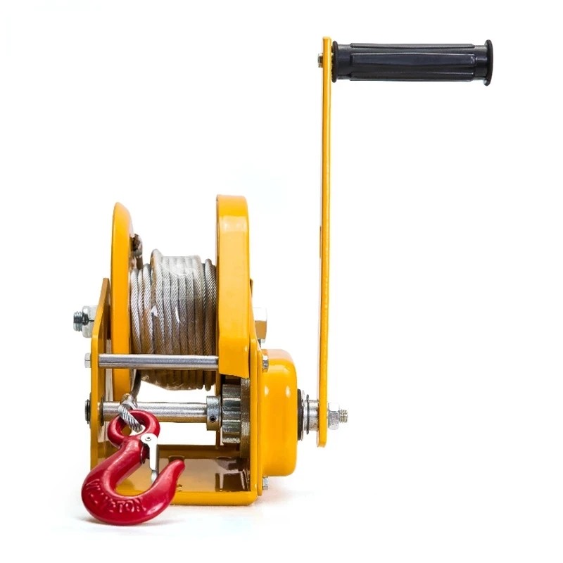 1200LBS Self-locking hand winch Stainless steel Boat windlass truck auto manual lifting hoist