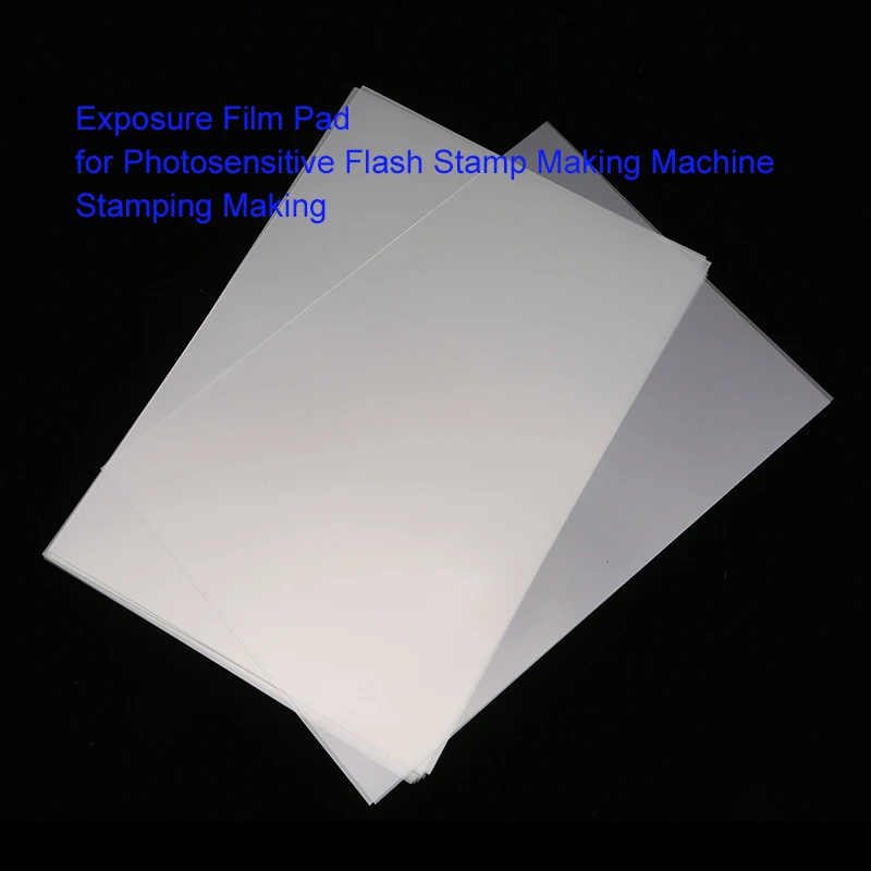 15pcs Auto Exposure Film Pad for Photosensitive Flash Stamp Making Machine Stamping Making