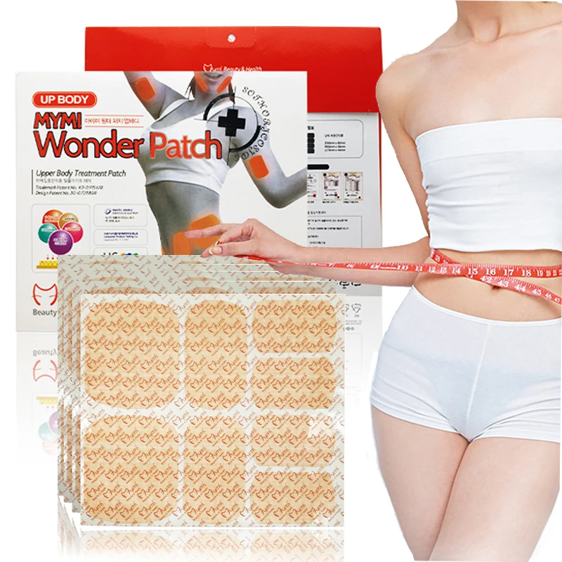 24Pcs/Set Mymi Wonder Cellulite Massage Slimming Patch Belly Abdomen Fat Burning Navel Stick Weight Loss Lift Tool Face-lift