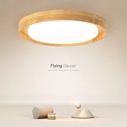 Modern LED Chandeliers Real Wood Lamps For Bedroom Balcony Aisle Living Dining Room Indoor Lighting HOME Decoration Luster Light