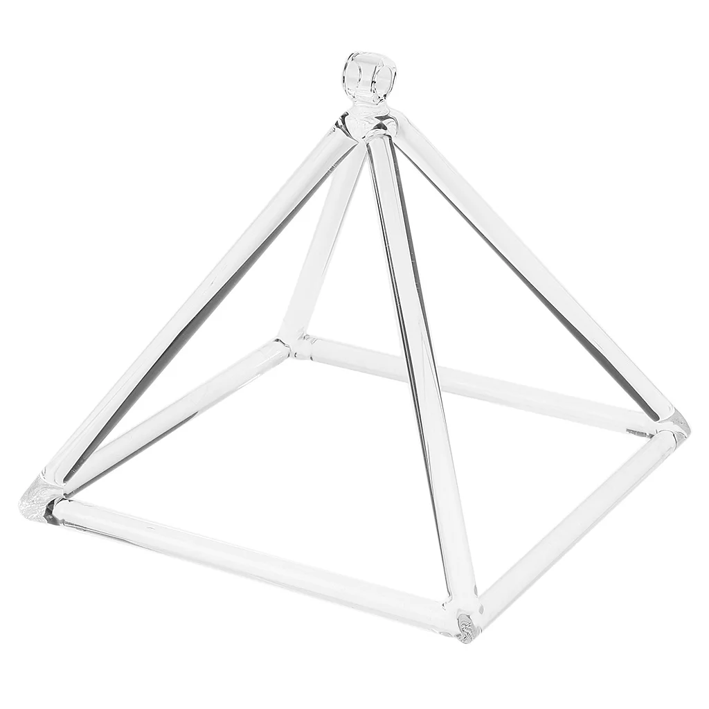 Quartz Crystal Singing Pyramid B Note Crown  For Sound Meditation 9