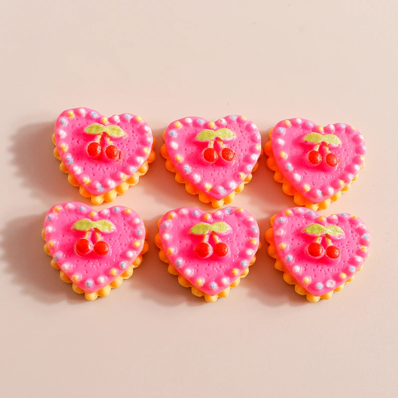 10 Stück Mix Mini Süße Lebensmittel Dessert Donut Kuchen Flache Rückseite Harz Cabochon Verzierungen DIY Scrapbooking für Mädchen Haarschleifen – Detail 25