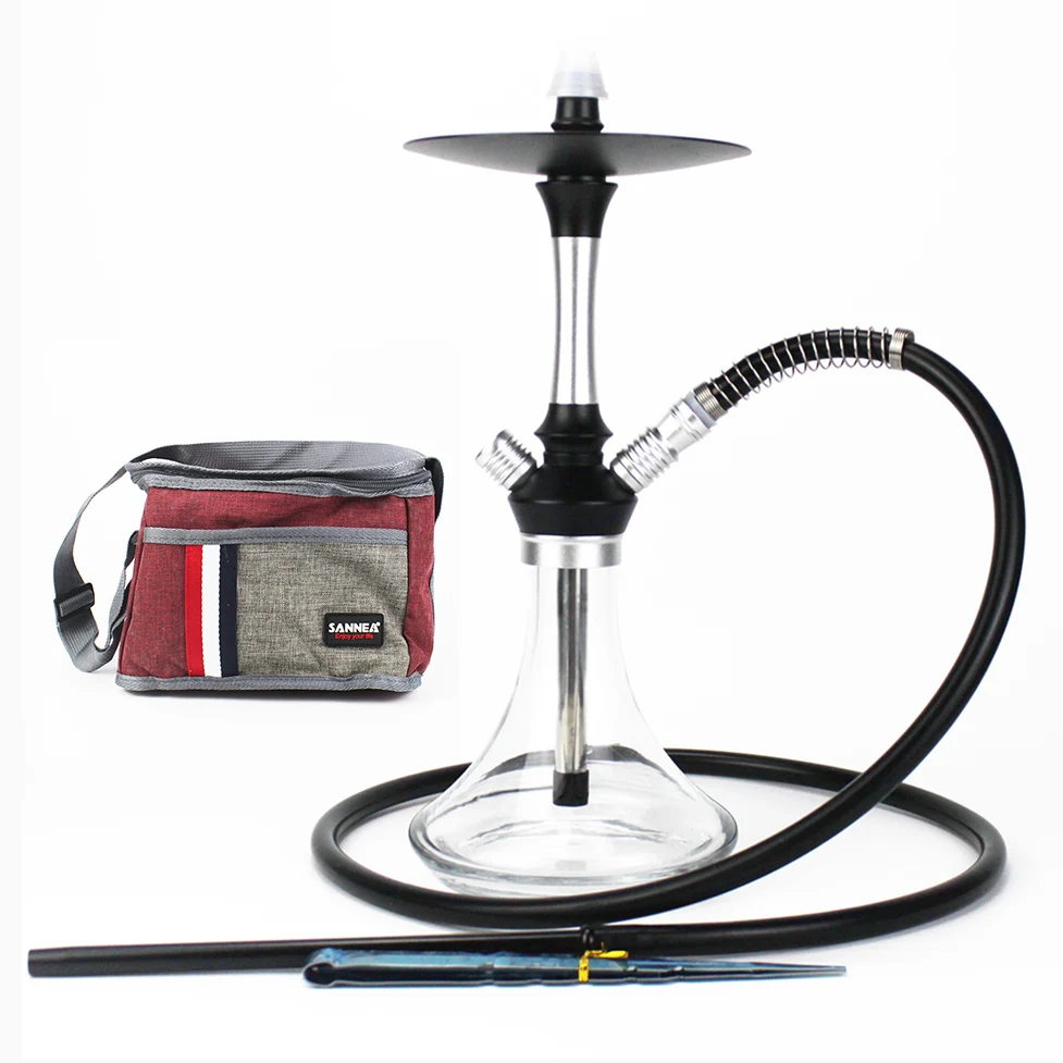 Hookah Set with Case Travel Bag High Quality Shisha Nargile Sheesha Narguile Chicha Cachimbas Water Pipe Accessories