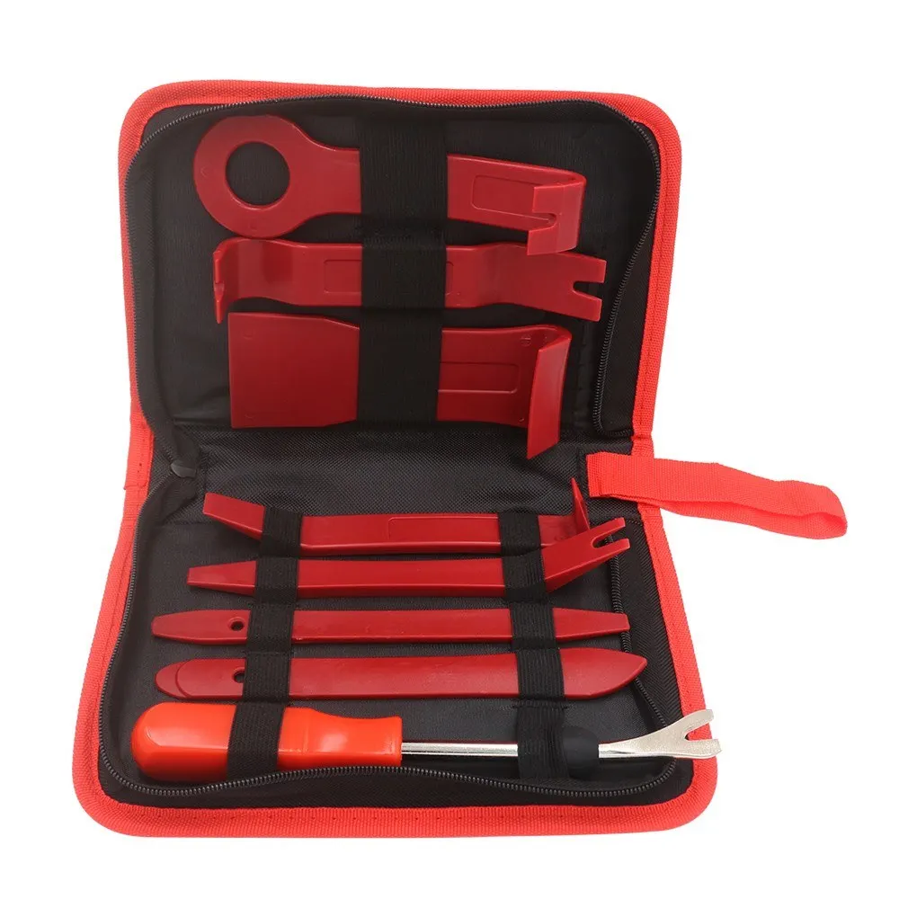 50SET 8PCS Trim Removal Tool Kit Auto Car Audio Radio Door Panel Clip Pliers Fastener Remover Pry Repair Hand Tool