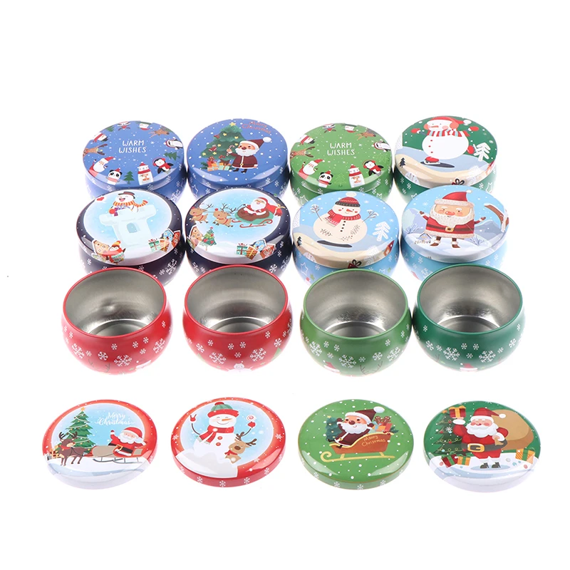 Home Garden Personality Candy Box Drum-shaped Candy Cookie Box Festive Party Supplies Rose Tea Pot Tin Box Small Fresh