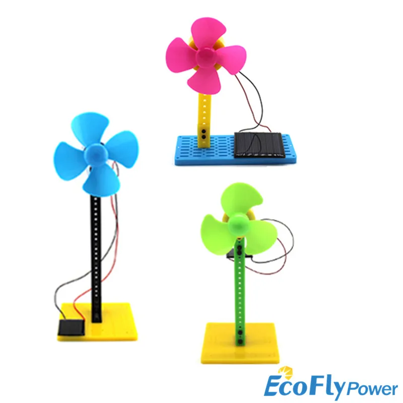 Solar Powered Desktop Model-Solar Powered Windmills Wind Turbine for Kids Education Model Electronic Farm Windmill Toys Gift So