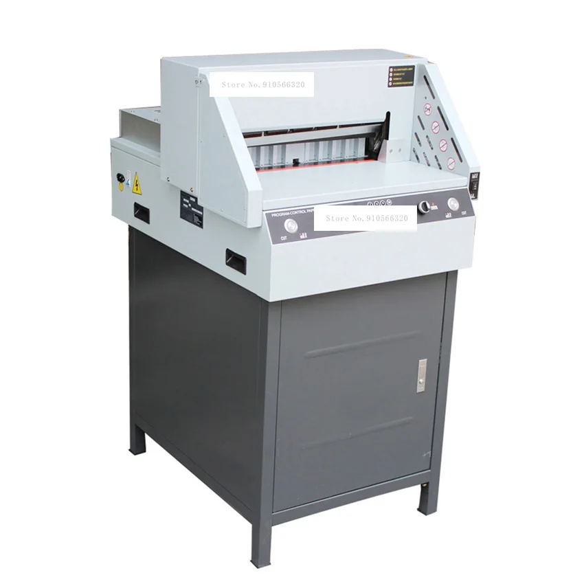 

Electric Digital Paper Cutter E460R Automatic Paper Guillotine Cutting Width 460mm Thickness 600 Pages 110V/220V Paper Trimmer