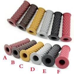 Retro brown motorcycle cross grips left right rubber parts motorcycle handle grip rbike handlebar classic vintage moto rcycle