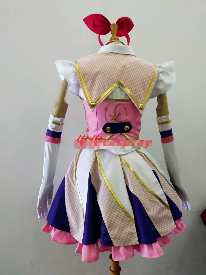 The Anime Aikatsu! cos Hoshimiya Ichigo Custom clothing cosplay costume suit 2021 New