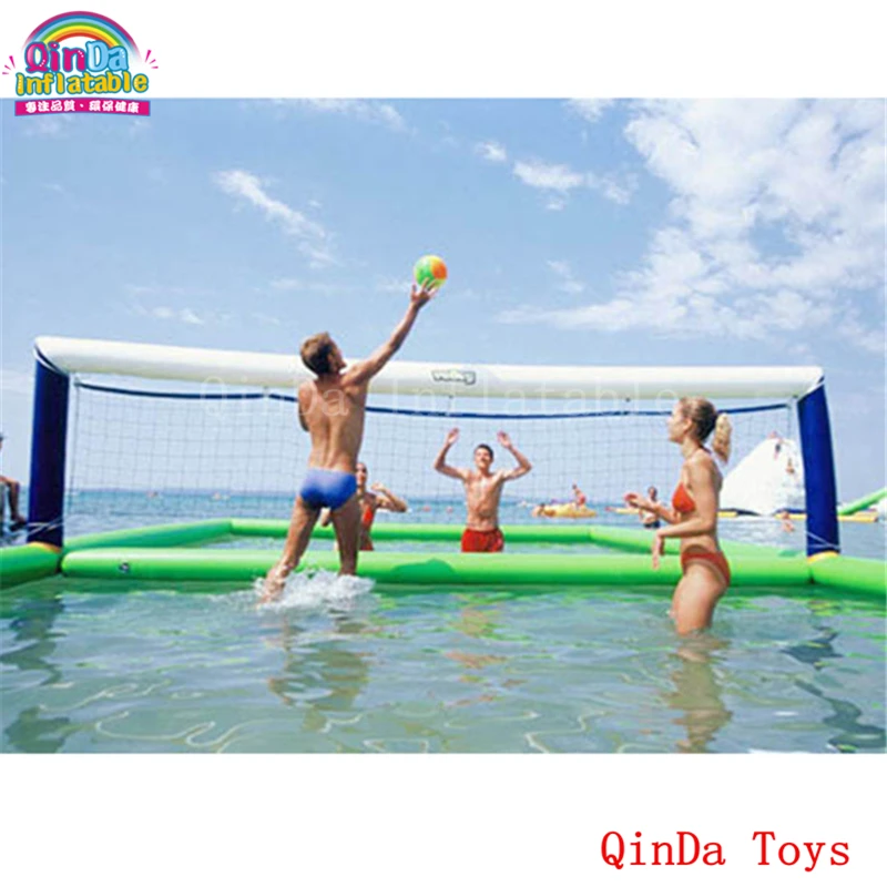 Equipment Water 10*5*1.2M Volleyball Sport Court,Commercial Used Inflatable Water Volleyball Field For Sale