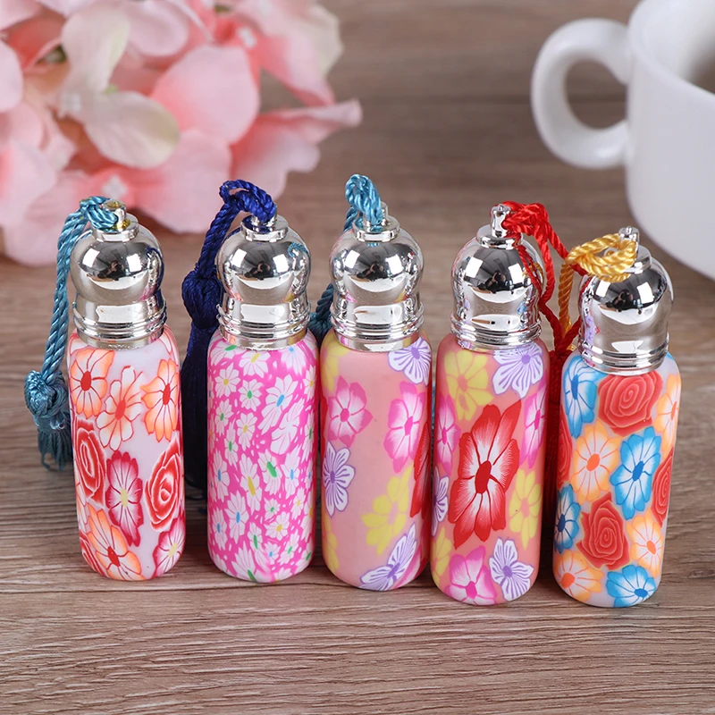 1 piece/4 piece brand new glass perfume roller bottle essential oil bottle mini cute refillable perfume bottle