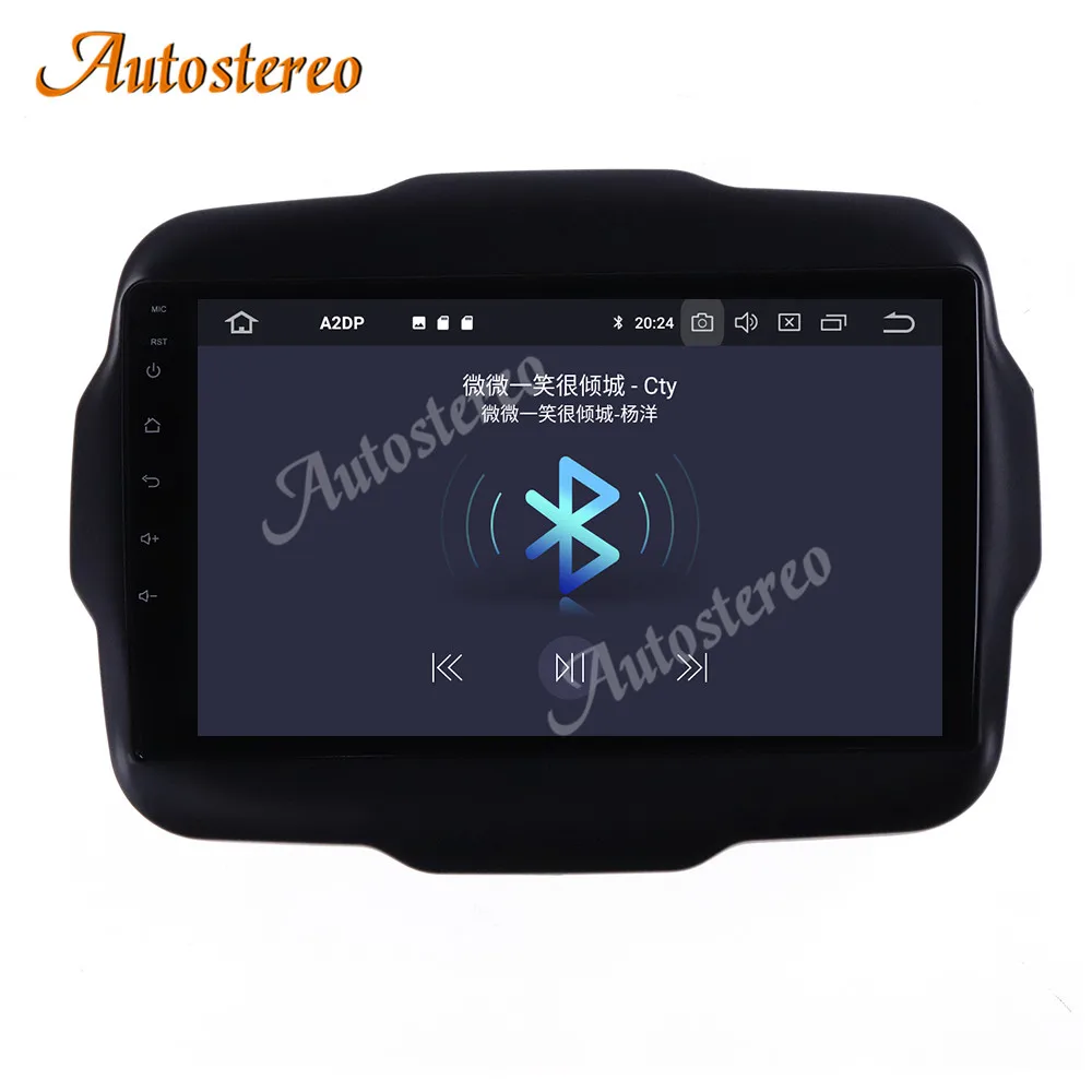 Android 10.0 Car Radio GPS Navigator Unit For Jeep Renegade 2014-2018 Car Multimedia Player Auto Stereo Head Unit Radio Recorder