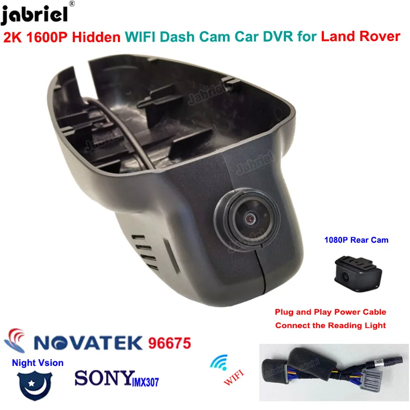 

2K Car DVR Dash Cam Camera for Land Rover Discovery 4 Freelander Range Rover Evoque Range Rover Sport Jaguar XJ XJL XJ XF F Pace