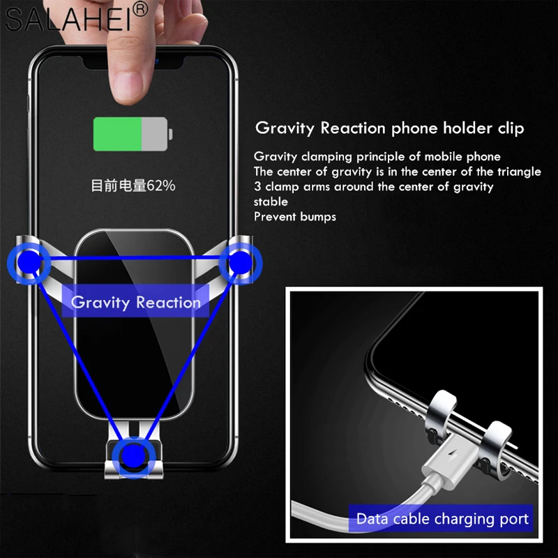 Mobile Phone Holder For Mazda CX-5 2017 2018 2019 Dashboard Mount GPS Phone Holder Clip Stand in Car For IPhone 11 Xiaomi Huawei