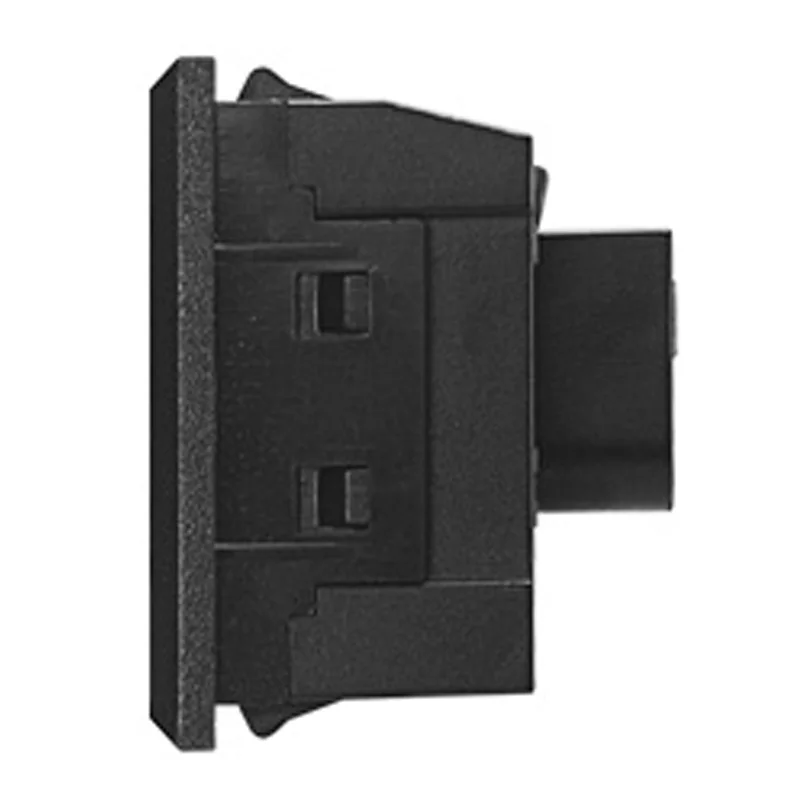 Black White Australia Screw Wiring embedded 16A 3Pin UPS PDU Power Socket AU Desktop Receptacle AC Panel Module Outlet 35*37mm