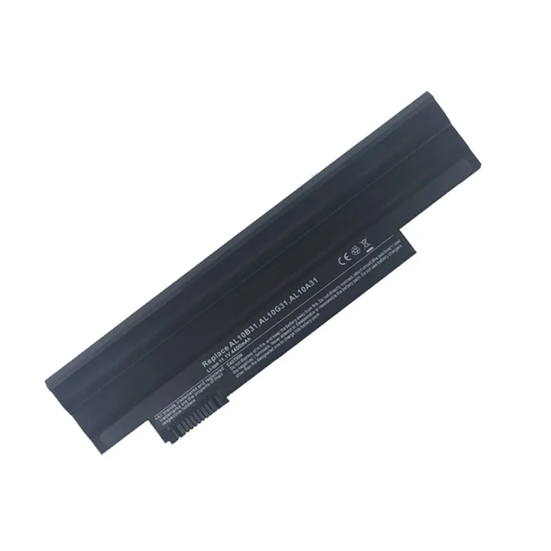 Laptop battery for Acer Aspire One 722 AO722 D255 D257 D257E AL10A31 AL10G31 Netbook D260 D270 Happy, Chrome AC700 AL10B31