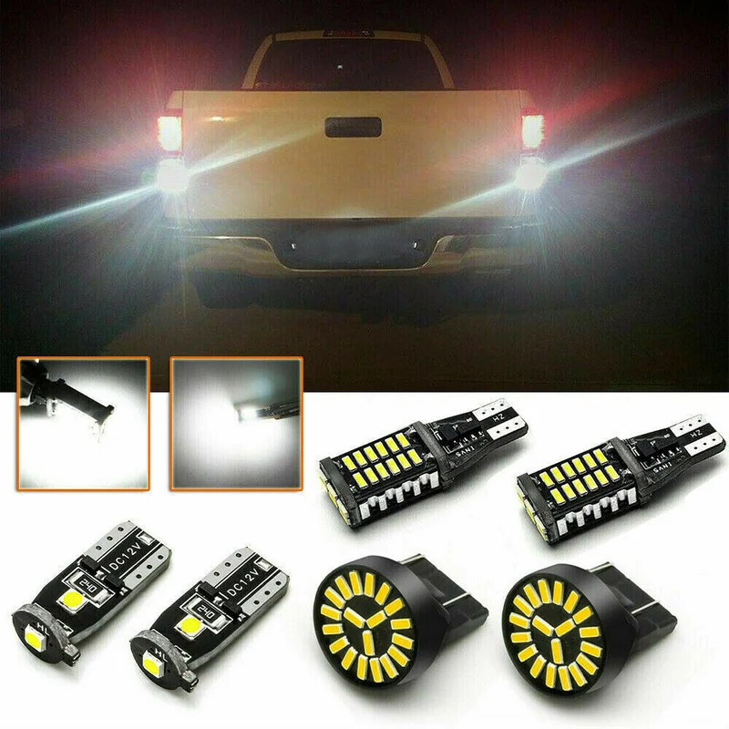 

Universal Car Tuning 1500 2500 3500 05-14 LED Reverse License Light Bulb Set Diy Exterior Parts Car Decoration Accessories