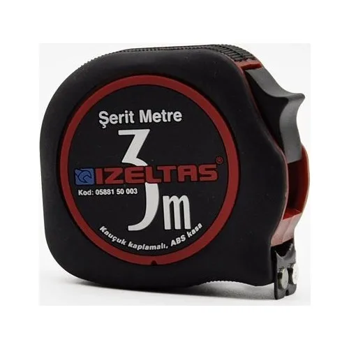 Izeltaş 3 M Plastic Stoplu Tape Measure