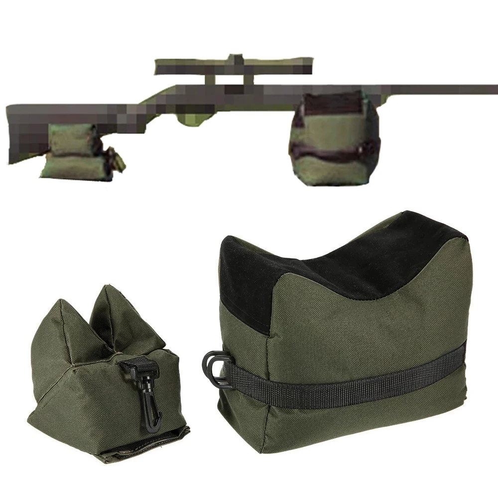 Front & Rear Support Bag Rifle Sandbag without Sand Sniper Shooting Target Stand For Outdoor Hunting Accessories