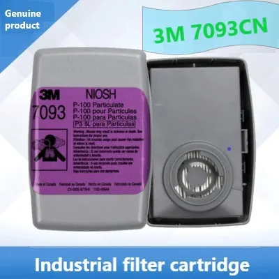 3M7093CN High-Efficiency Filter Box P100 Dust-Proof Oily Particles Radioactive Particle Mask Filter Box