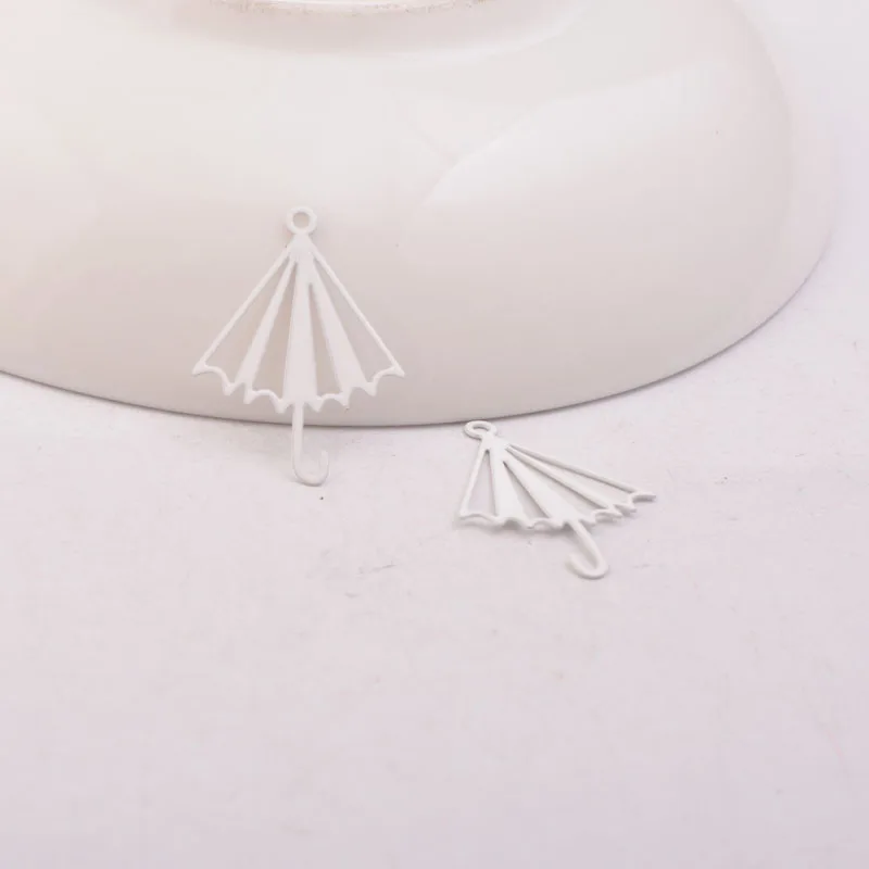 50 Stück AC920 16*22mm OL-Style Regenschirm-Anhänger aus Messing, bunte kleine Regenschirm-Anhänger für DIY-Schmuckherstellung – Detail 11