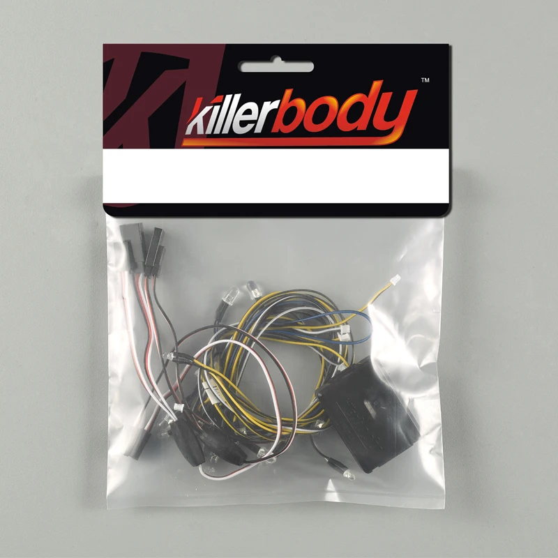 Killerbody  48685 LED Unit Set W/Control Box 16 LEDS (3mm:12 LEDS; 5mm: 4 LEDS)  Fit for KB 1/10 Lexus RC F & Wide Body Full Kit