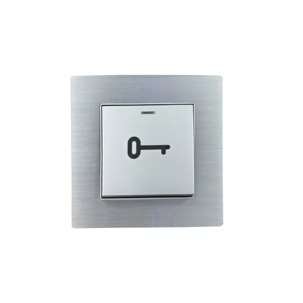 

10 PCS Aluminium Alloy EXIT Button For Door Access Control Home Security Alarm System Normally Open Switch Silvery Colour