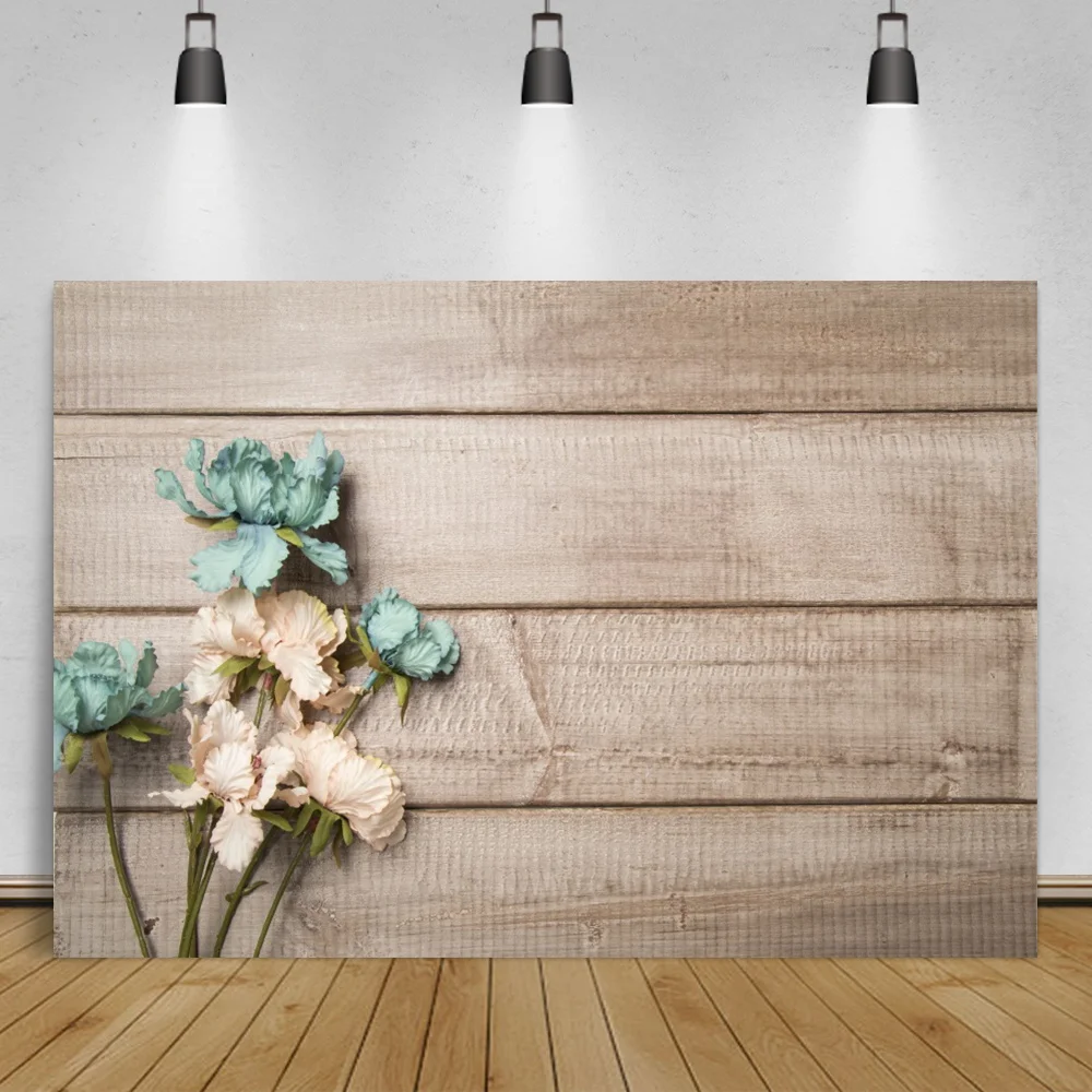 Laeacco الخشب الخلفيات ألواح مجلس زهرة الملمس الحيوانات الأليفة دمية صورة التصوير الخلفيات صورة المتصل ل استوديو الصور