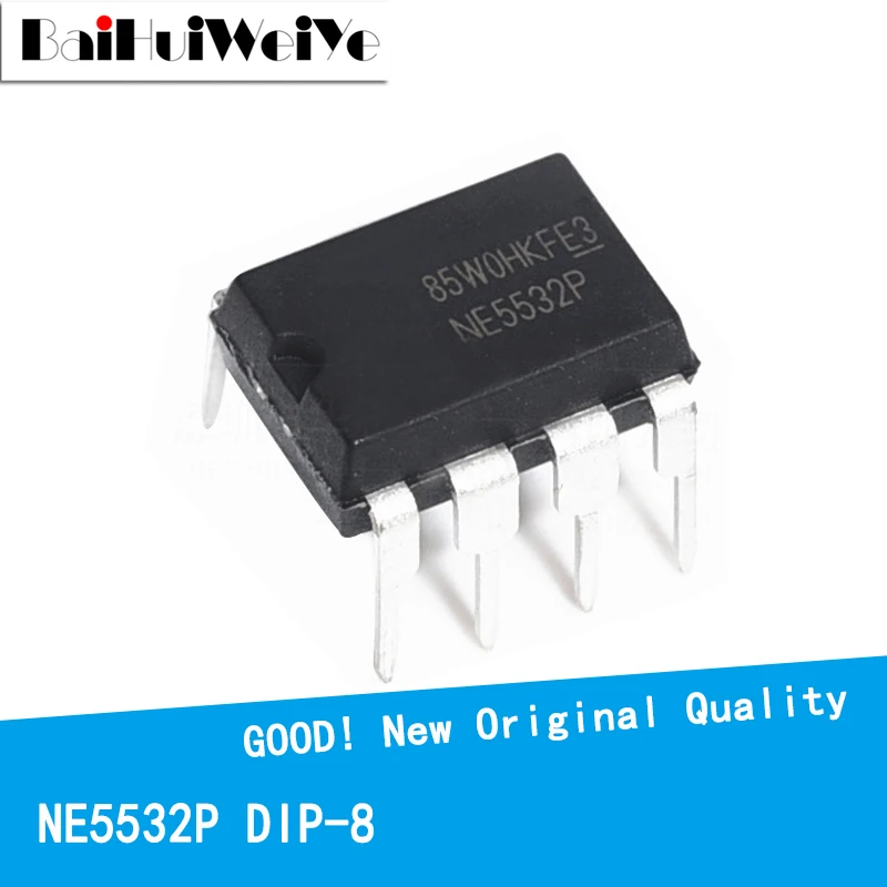 10PCS/LOT DIP-8 NE5532 NE5532P 5532P  NE5532 5532 DIP8  Timers New Original IC Amplifier Chip Good Quality Chipset