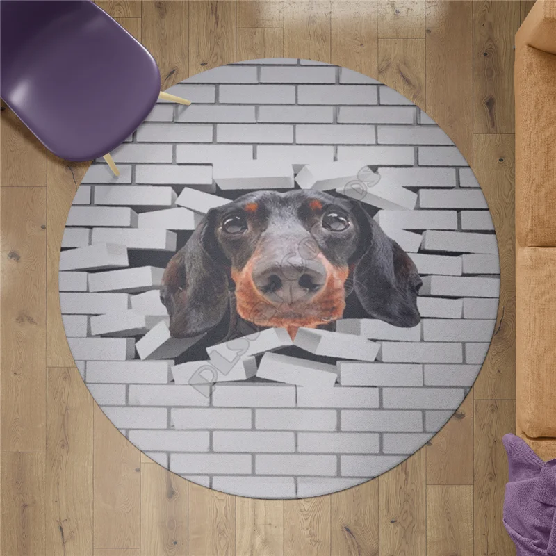 

Dachshund Funny Carpet Square Anti-Skid Area Floor Mat 3D Rug Non-slip Mat Dining Room Living Room Soft Bedroom Carpet 03