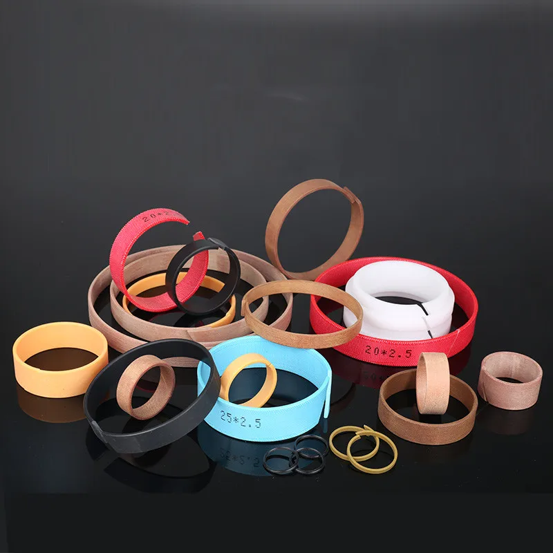 Hydraulic cylinder rider ring wear strip support ring PTFE phenolic cloth clipping 30*35*15