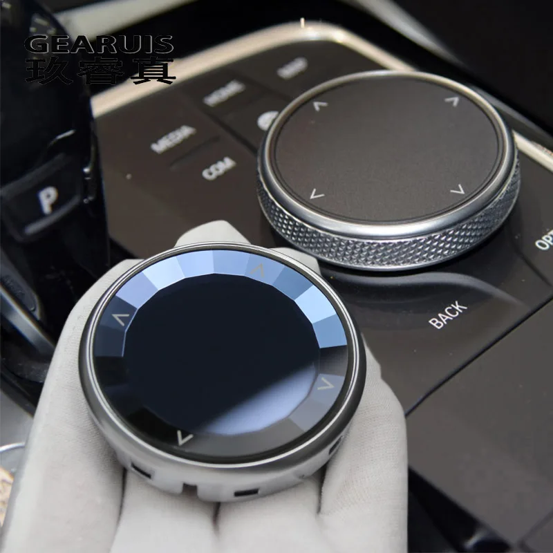 

Car Styling crystal Multimedia Button switch Knob Auto Cover Sticker Trim for BMW 3 8 series G20 G28 X5 X6 X7 G05 G06 G07 G16 Z4