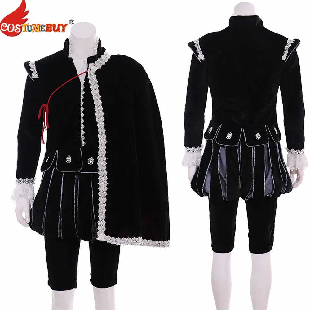 

Costumebuy Victorian Tudor Costume Renaissance Medieval Prince Men Elizabethan Royal Party Suit Custom Made