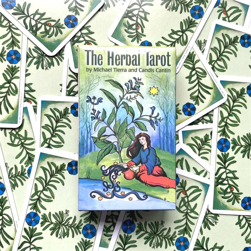 NEW The Herbal Tarot Cards DeckTable Card Board Game Magical Fate Divination Card for personal use playing cards