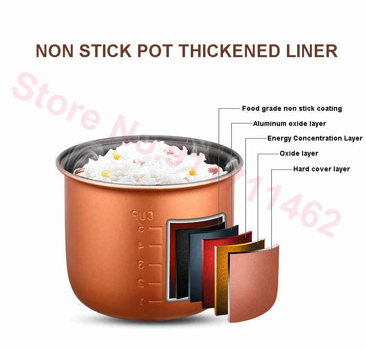 12v 24v Electric Cooking Machine 1.6L Mini Electric Rice Cooker Car Trucks Electric Soup Porridge Cooking Machine