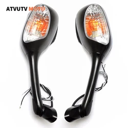 Motorcycle Rearview Mirror With Led Lights For Suzuki Gsx-r 600 Gsx-r 750 Gsx-r 1000 2006 2007 2008 K5 K6 K7 K8 K9 12V