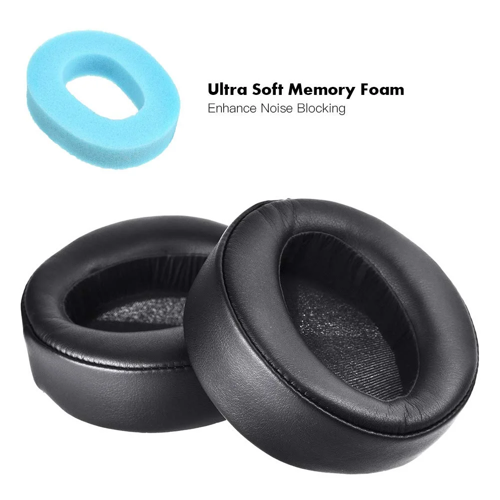 استبدال بطانة للأذن بروتين الجلود وسائد سماعات الأذن لسوني MDR XB950BT XB950N1 XB950B1 XB950/H سماعات لاسلكية