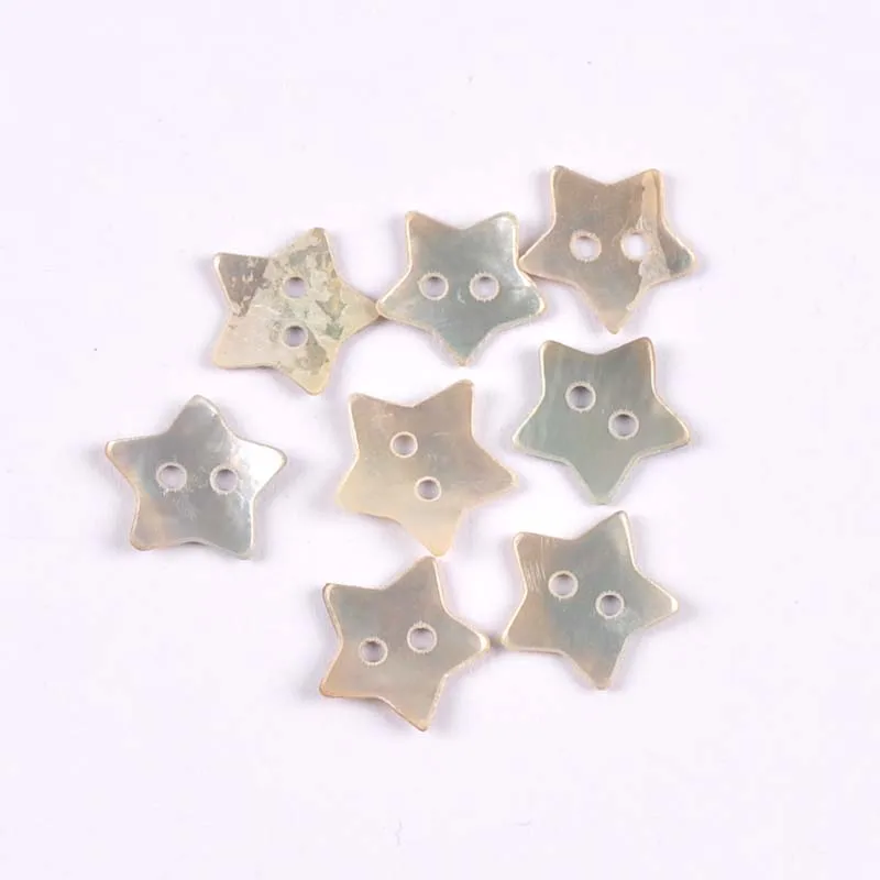 50Pcs 2 Holes Color Mother Of Pearl Round Shell Buttons Sewing Accessories DIY Kid Apparel Supplies Scrapbooking Crafts c2428 image 4