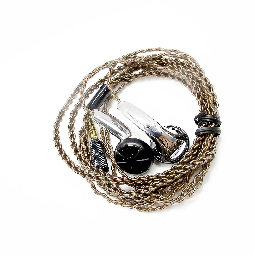 FENGRU FAI DA TE EMX500 Auricolari In-Ear Spina A Testa Piatta Auricolare FAI DA TE HiFi Bass Auricolari DJ Auricolari Qualità del suono dei bassi pesanti