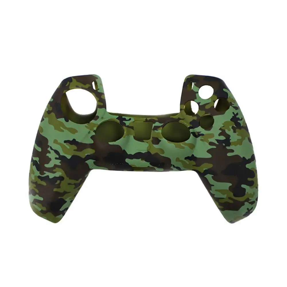 Bluelans Gamepad Case Camouflage Protective Silicone Anti scratch Joypad Cover for PS5