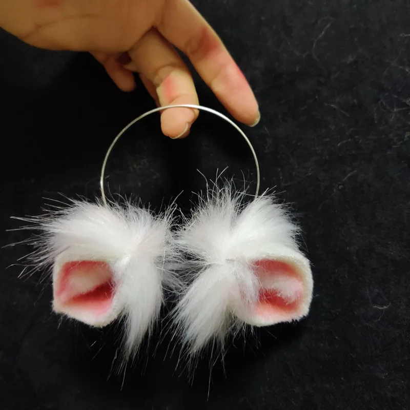 Nekomimi Doll Use Sheep Cat Wolf Ear Beast Ear 1/3 Doll Accessory Cute Lovely Cosplay Hairhoop Head Gift